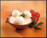 Mozzarella Lámina montada en tabla por Riccardo Marcialis