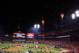 2011 World Series Game 7 - Texas Rangers v St Louis Cardinals, St Louis, MO - October 28 Photographic Print by Dilip Vishwanat