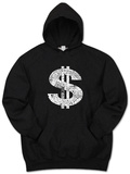 Hoodie: Dollar Sign Vêtements