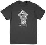 Occupy Wall Street Fight The Power Fist T-Shirts