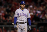 2011 World Series Game 7 - Rangers v Cardinals, St Louis, MO - October 28: Ian Kinsler Photographic Print by Ezra Shaw