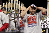 2011 World Series Game 7 - Rangers v Cardinals, St Louis, MO - October 28: Lance Berkman Photographic Print by Ezra Shaw