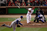 2011 World Series Game 7 - Rangers v Cardinals, St Louis, MO - October 28: Skip Schumaker Photographic Print by Rob Carr 