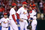2011 World Series Game 7 - Rangers v Cardinals, St Louis, MO - October 28: Chris Carpenter Photographie par Ezra Shaw