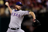 2011 World Series Game 7 - Rangers v Cardinals, St Louis, MO - October 28: Scott Feldman Photographic Print by Ezra Shaw
