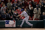 2011 World Series Game 7 - Rangers v Cardinals, St Louis, MO - October 28: Michael Young Fotografie-Druck von Rob Carr 