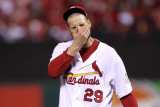 2011 World Series Game 7 - Rangers v Cardinals, St Louis, MO - October 28: Chris Carpenter Photographie par Ezra Shaw
