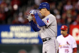 2011 World Series Game 7 - Rangers v Cardinals, St Louis, MO - October 28: David Murphy Photographic Print by Jamie Squire