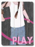 Play Wood Sign
