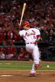 2011 World Series Game 7 - Rangers v Cardinals, St Louis, MO - October 28: Rafael Furcal Photographic Print by Ezra Shaw