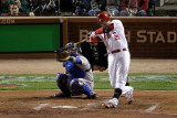 2011 World Series Game 7 - Rangers v Cardinals, St Louis, MO - October 28: Allen Craig Photographic Print by Rob Carr 