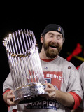 2011 World Series Game 7 - Rangers v Cardinals, St Louis, MO - October 28: Jason Motte Photographic Print by Pool .