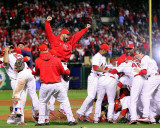 The St. Louis Cardinals Celebrate Winning World Series in Game 7 of the 2011 World Series Photo