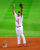 Albert Pujols Celebrates Winning Game 7 of the 2011 MLB World Series (#39) Photo