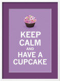 Lavender Cupcake Láminas