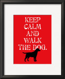 Keep Calm (Labrador) Poster by Ginger Oliphant