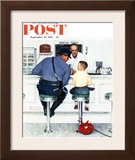 "Runaway" Saturday Evening Post Cover, September 20,1958 Framed Giclee Print by Norman Rockwell