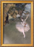 The Star, or Dancer on the Stage, circa 1876-77 Lámina giclée enmarcada por Edgar Degas The Star, or Dancer on the Stage, circa 1876-77 Lámina giclée enmarcada por Edgar Degas