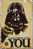 STAR WARS - Empire Needs You Mounted Print