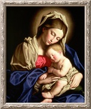 Madonna and Child Lámina giclée enmarcada por Giovanni Battista Salvi da Sassoferrato Madonna and Child Lámina giclée enmarcada por Giovanni Battista Salvi da Sassoferrato