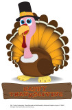 Turkey Centerpiece Stand Up