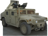 Army Hummer PAPPFIGUREN IN LEBENSGRÖSSE