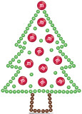 M&M Christmas Tree Stand Up