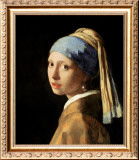 Girl with a Pearl Earring, circa 1665-6 Framed Giclee Print by Jan Vermeer