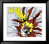 Whaam ! (panneau 2 sur 2) Affiches par Roy Lichtenstein