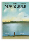The New Yorker Cover - February 5, 1972 Premium Giclee Print by Saul Steinberg