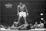 Mohammed Ali contre Sonny Liston Affiche montée