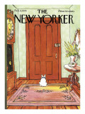 The New Yorker Cover - February 4, 1974 Premium Giclee Print by George Booth