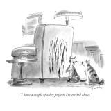 "I have a couple of other projects I'm excited about." - New Yorker Cartoon Premium Giclee Print by Mike Twohy