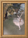 The Star, or Dancer on the Stage, circa 1876-77 Framed Giclee Print by Edgar Degas