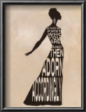 Text Dress Posters por Lisa Vincent Text Dress Posters por Lisa Vincent