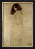 Portrait of a Young Woman, 1896-97 Lámina giclée enmarcada por Gustav Klimt