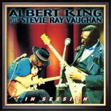 Albert King with Stevie Ray Vaughan - In Session Photographie encadrée