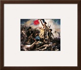 Liberty Leading the People, 28 July 1830 Framed Giclee Print by Eugene Delacroix