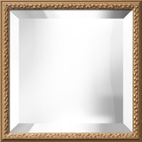 Biltmore Gold Square Mirror Decorative Mirror