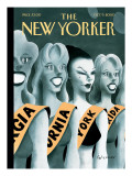 The New Yorker Cover - October 9, 2000 Premium Giclee Print by Ian Falconer