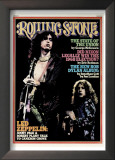 Jimmy Page and Robert Plant, Rolling Stone no. 182, March 1975 Framed Photographic Print by Neal Preston