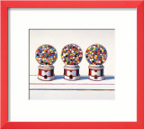 Three Machines, 1963 Poster par Wayne Thiebaud