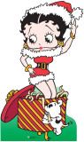 Betty Boop Christmas Present Stand Up