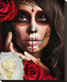 Raquel Stretched Canvas Print by Daniel Esparza
