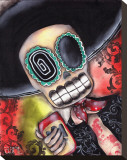 Martin Mariachi Stretched Canvas Print by Abril Andrade