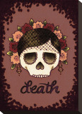 Till Death Womens Stretched Canvas Print by Brittany Morgan