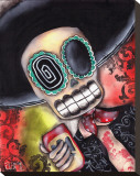Martin Mariachi Stretched Canvas Print by Abril Andrade