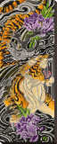 Japenese Tiger Leinwand von Mike Godfrey