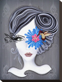 Beija Flor Stretched Canvas Print by Elaina Soto