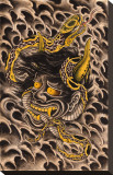 Hanya & Snake Leinwand von Clark North